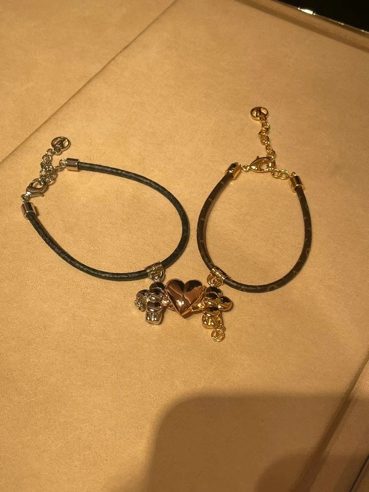 Louis Vuitton Vivienne Amour 18K Gold Bracelet