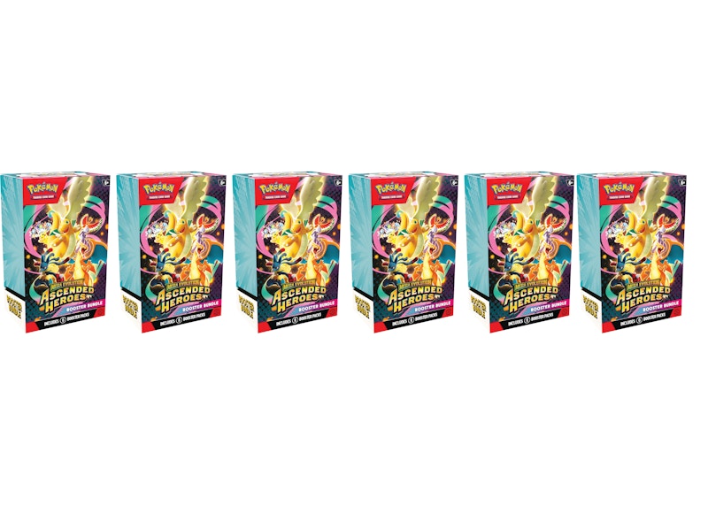 2026 Pok¨¦mon Mega Evolution Ascended Heroes Booster Bundle 6x Lot