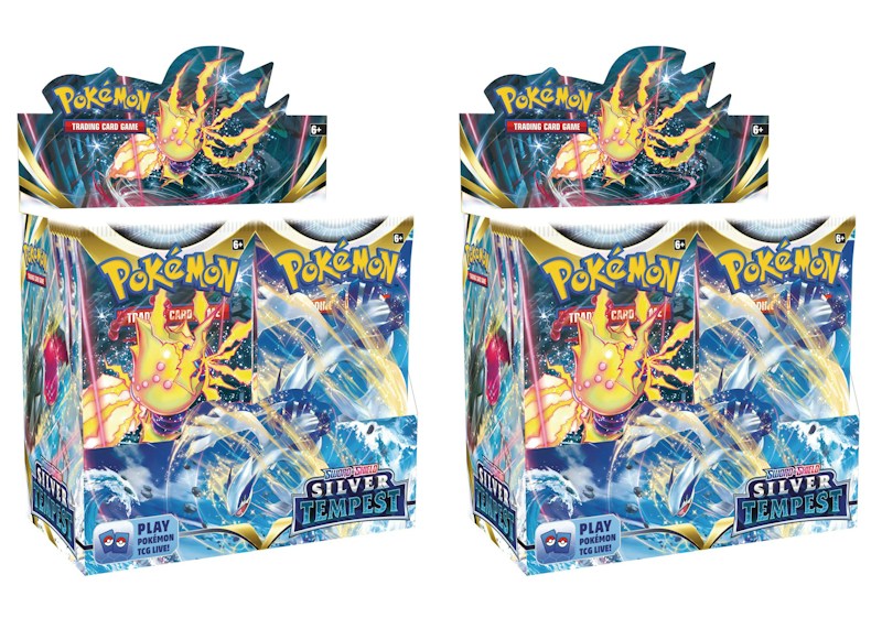 Pok¨¦mon TCG Sword & Shield Silver Tempest Booster Box 2x Lot