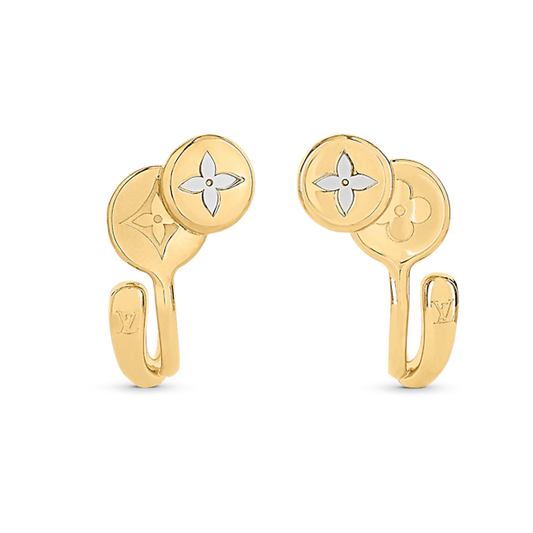 Louis Vuitton Symphony 18K Gold Earrings