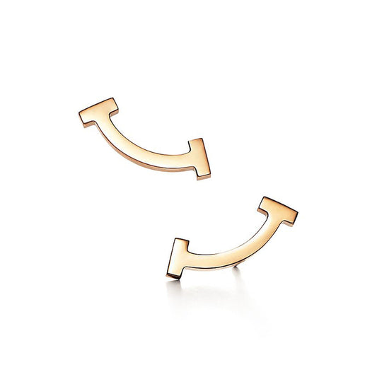 Tiffany Smile 18K Yellow Gold Earrings