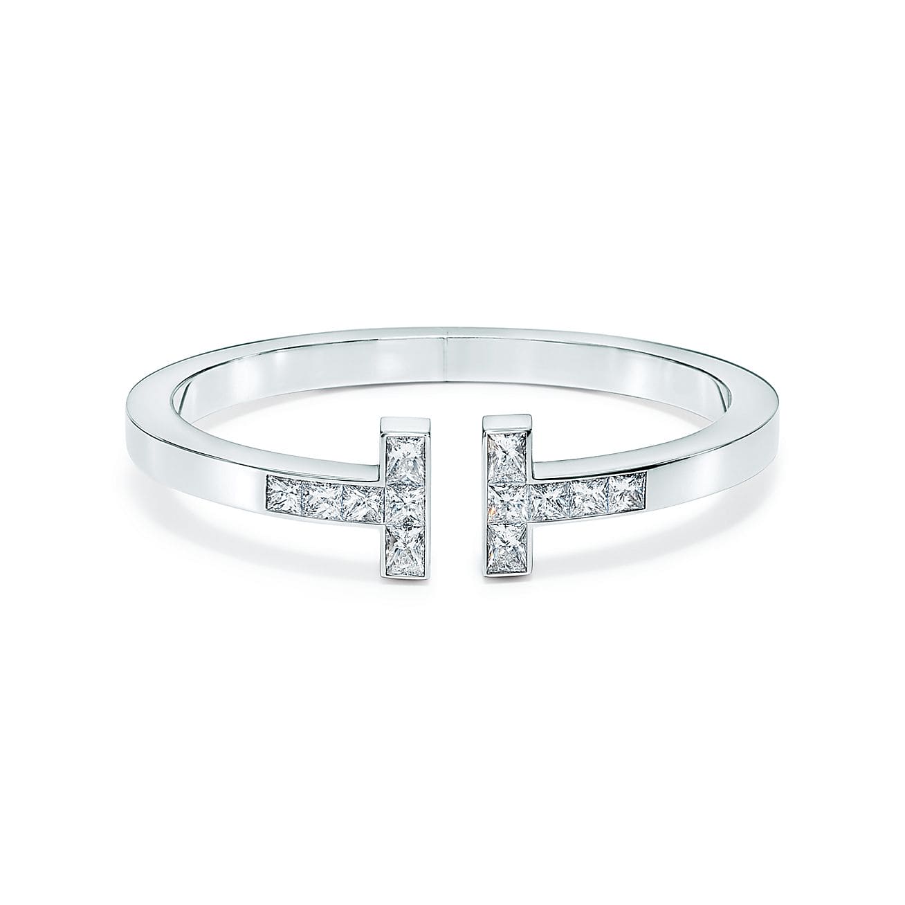 Tiffany Diamond Square 18K Gold Bracelet