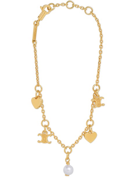 Celine Pearl 18K Gold Bracelet