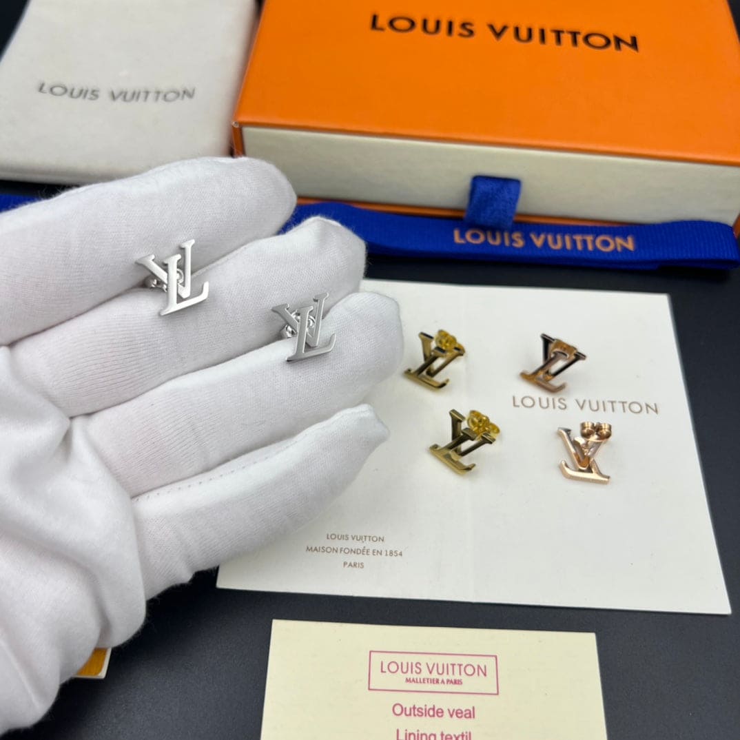 Louis Vuitton Iconic 18K Gold Earrings