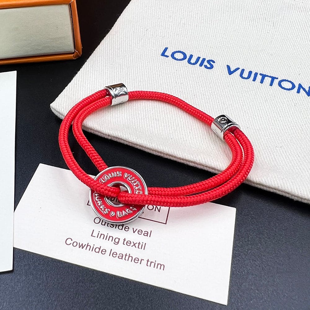 Louis Vuitton Disc 18K Gold Bracelet