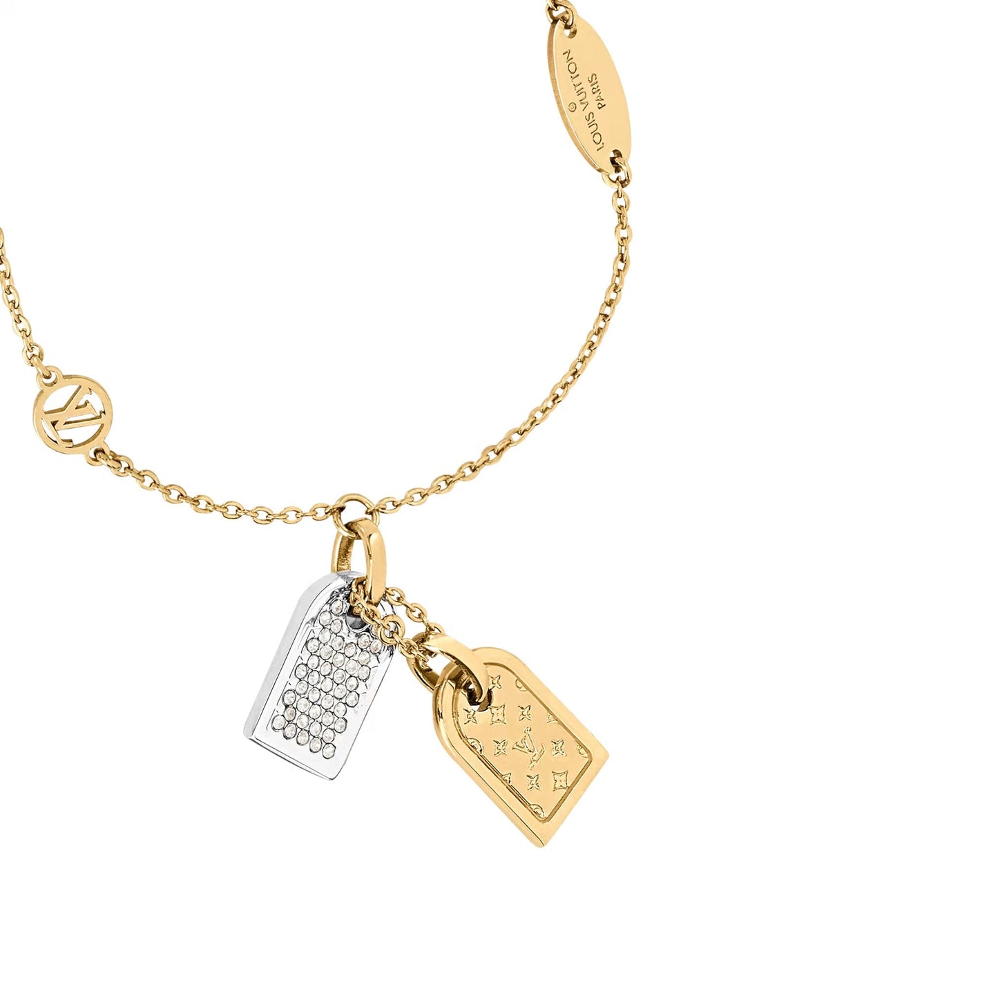 Louis Vuitton Nanogram 18K Gold Bracelet
