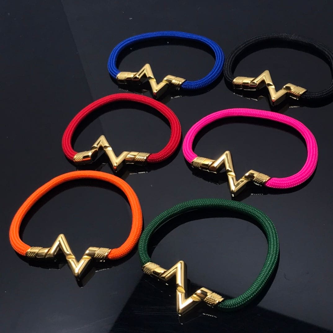 Louis Vuitton Volt Upside Down Play Red 18K Gold Bracelet