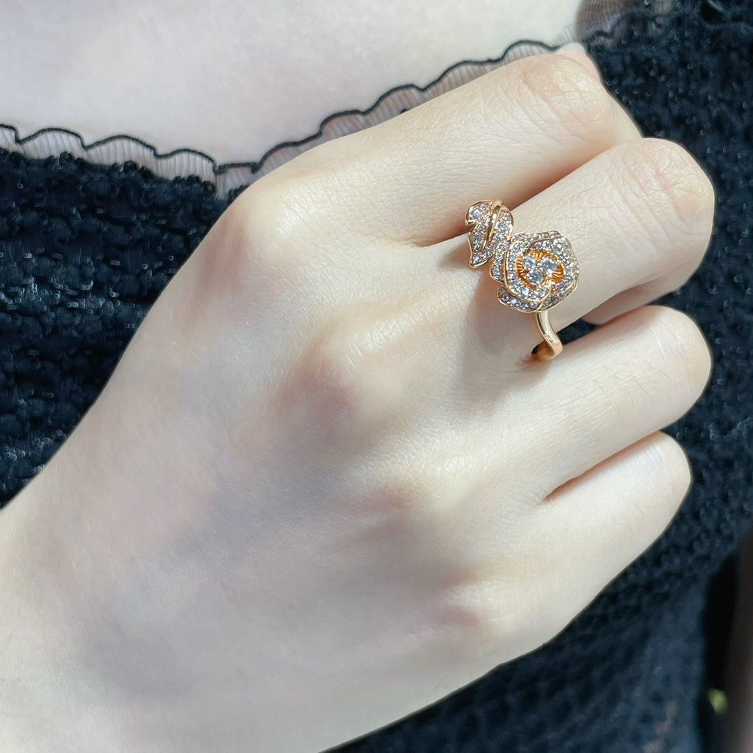 Dior Rose Bagatelle 18K Gold Ring