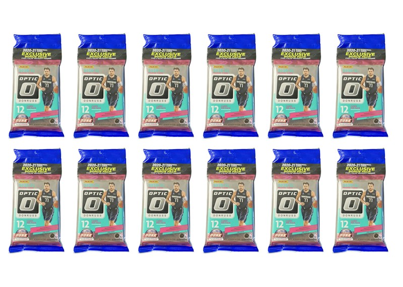 2020-21 Panini Donruss Optic Basketball Cello Pack 12x Lot