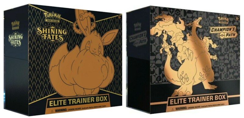 Pok¨¦mon TCG Champion's Path/Shining Fates Elite Trainer Box Bundle