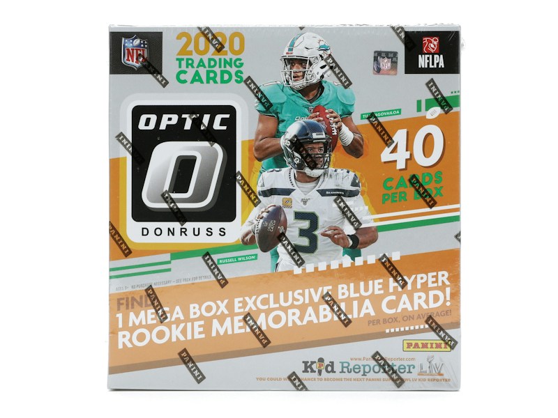 2020 Panini Donruss Optic Football Mega Box (Blue Hyper Parallels)