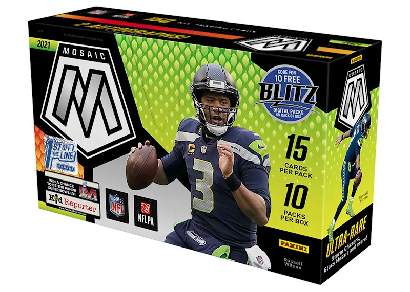 2021 Panini Mosaic Football 1st Off The Line Box