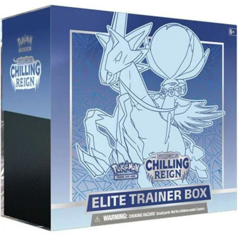 Pok¨¦mon TCG Sword & Shield Chilling Reign Elite Trainer Box (Ice Rider Calyrex)