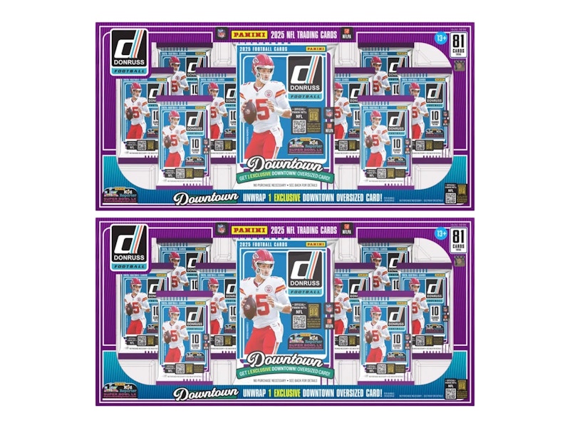 2025 Panini Donruss Football (Costco Exclusive) Bundle 2x Lot