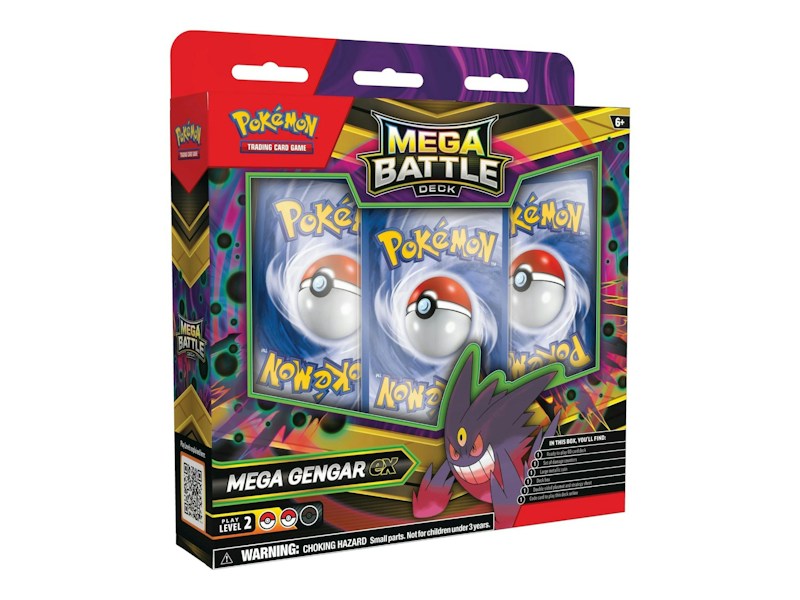 2025 Pok¨¦mon Mega Evolution Mega Gengar ex Metal Battle Deck