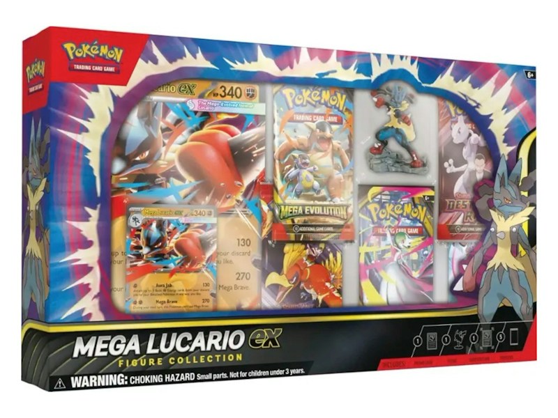 2025 Pok¨¦mon Mega Evolution Mega Lucario ex Figure Collection Box