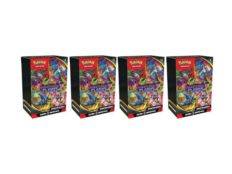 2025 Pok¨¦mon Mega Evolution Phantasmal Flames Booster Bundle 4x Lot
