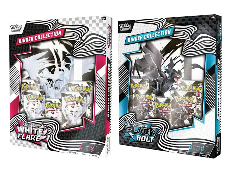 2025 Pok¨¦mon Scarlet & Violet Black Bolt & White Flare Binder Collection