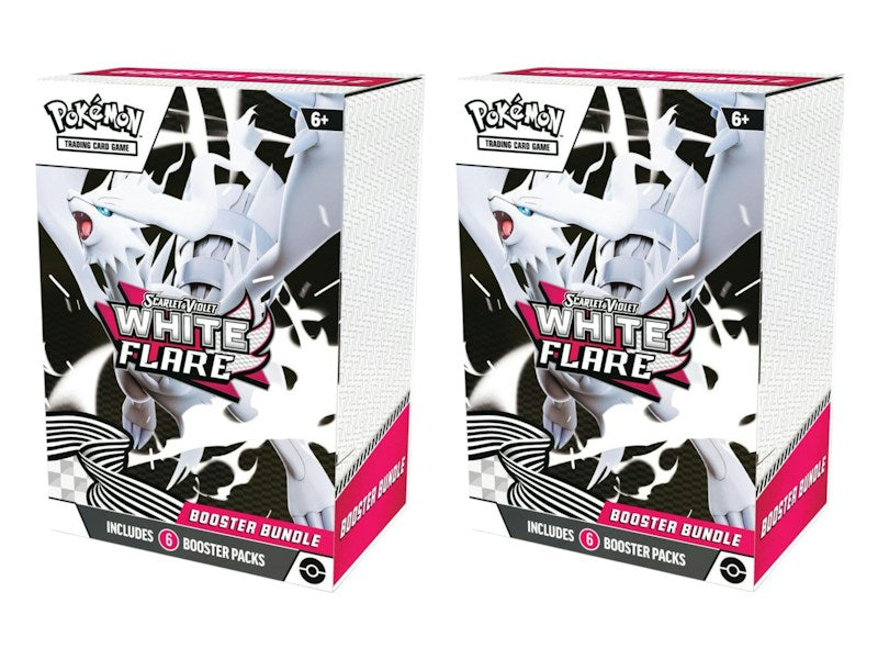 2025 Pok¨¦mon Scarlet & Violet White Flare Booster Bundle 2x Lot