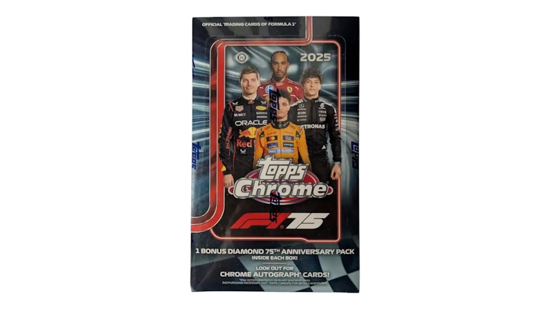 2025 Topps Chrome Formula 1 Hobby Box