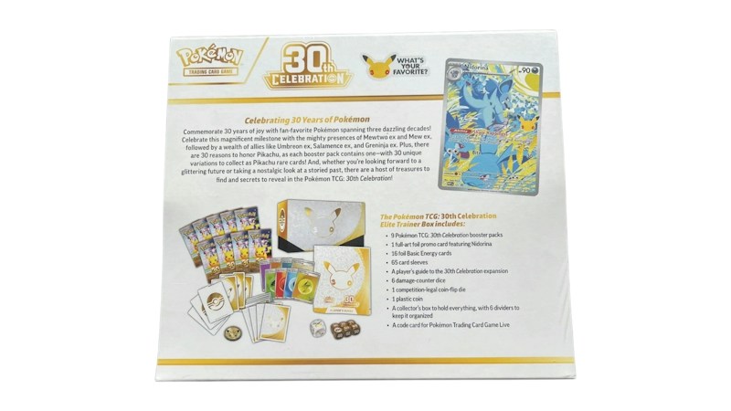 2026 Pok¨¦mon Mega Evolution 30th Celebration Elite Trainer Box