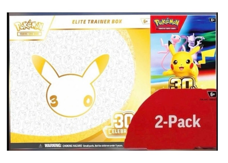 2026 Pok¨¦mon Mega Evolution 30th Celebration Elite Trainer Box & Booster Bundle Costco 2-Pack