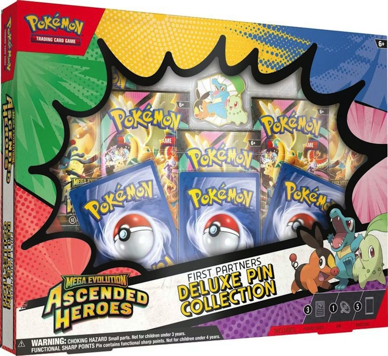 2026 Pokemon Mega Evolution Ascended Heroes Deluxe Pin Collection Box
