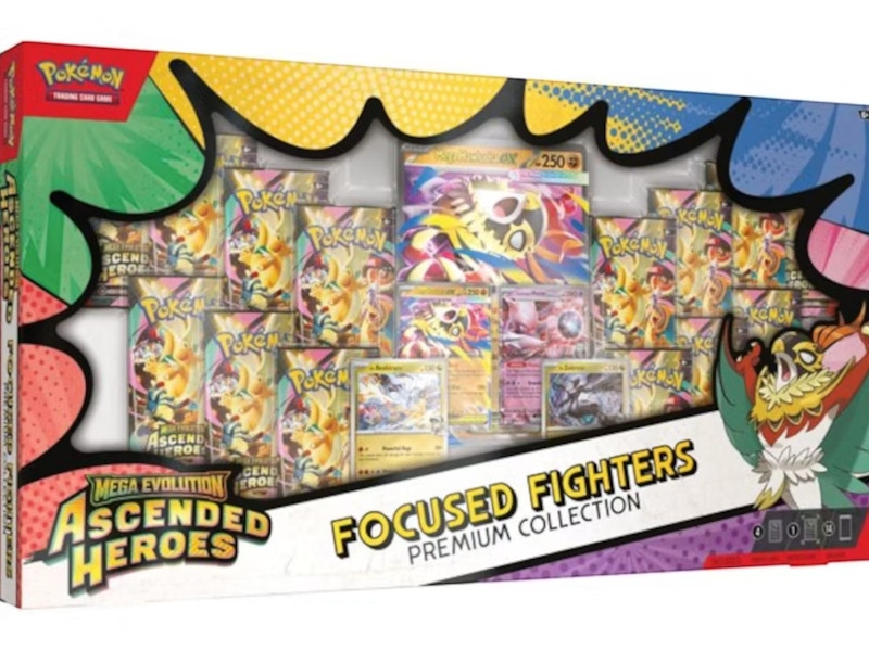 2026 Pok¨¦mon Mega Evolution Ascended Heroes Focused Fighters Premium Collection (Sam's Club Exclusive)