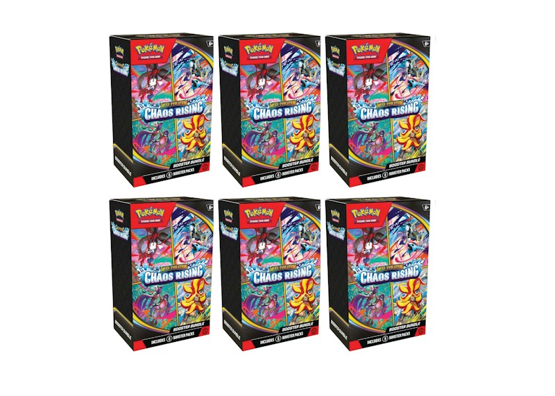 2026 Pok¨¦mon Mega Evolution Chaos Rising Booster Bundle 6x Lot