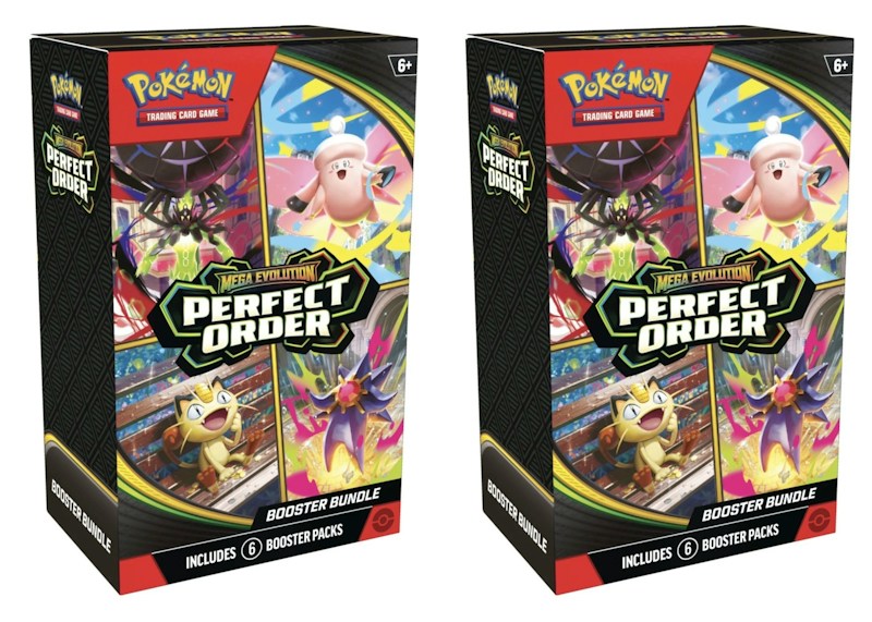 2026 Pok¨¦mon Mega Evolution Perfect Order Booster Bundle 2x Lot