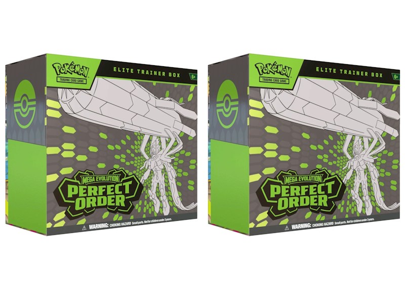 2026 Pok¨¦mon Mega Evolution Perfect Order Elite Trainer Box 2x Lot
