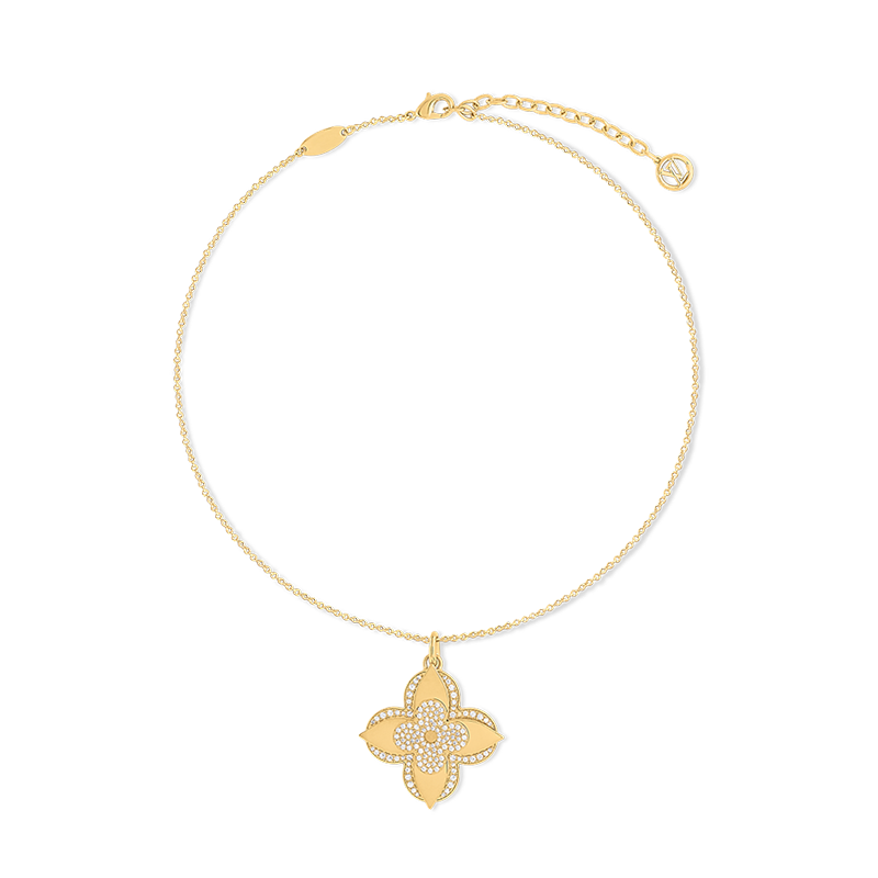 Louis Vuitton Medaillon 18K Gold Necklace