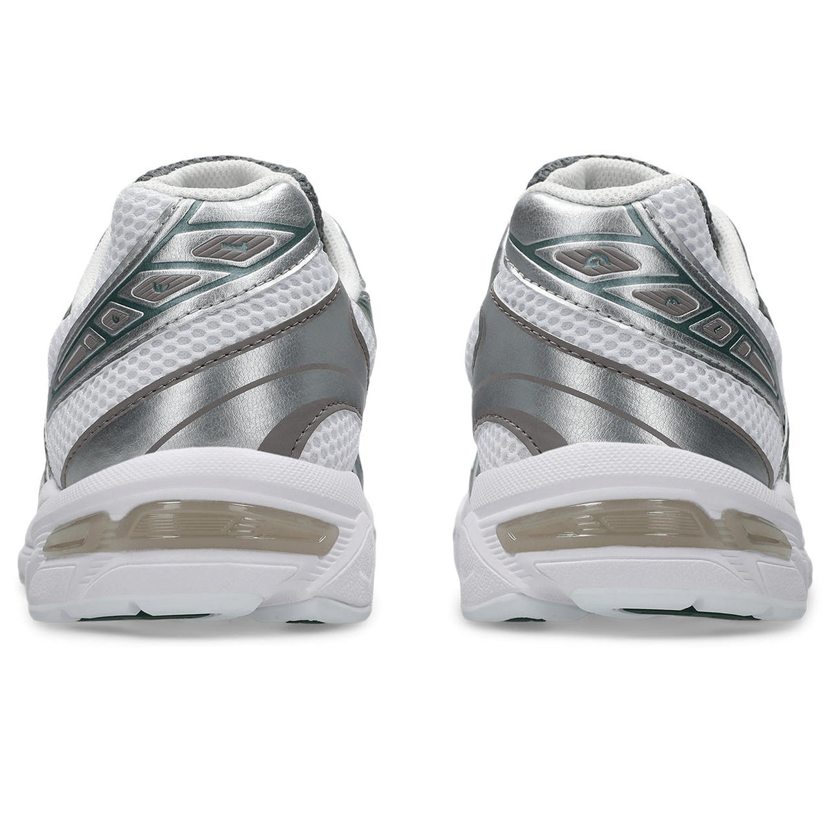 Asics womens shoes  neutral running shoes mens  sneakers Gel-1130 ¨C White/Silver/Dark Green Sneaker