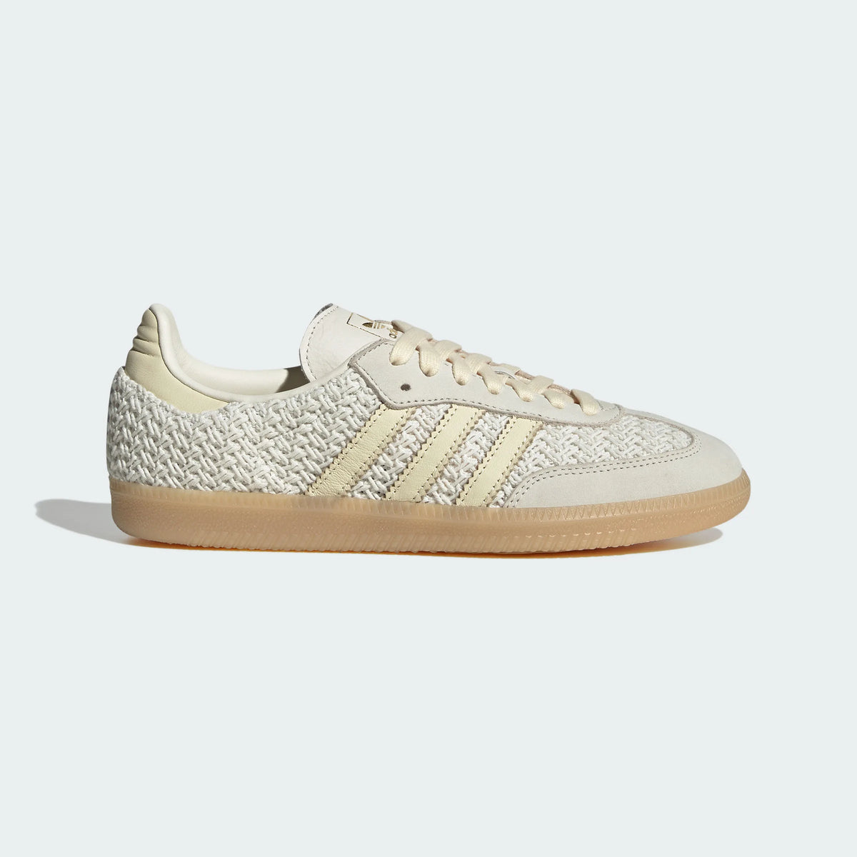 Adidas Originals ¨C Cream White Woven Suede Casual Sneakers