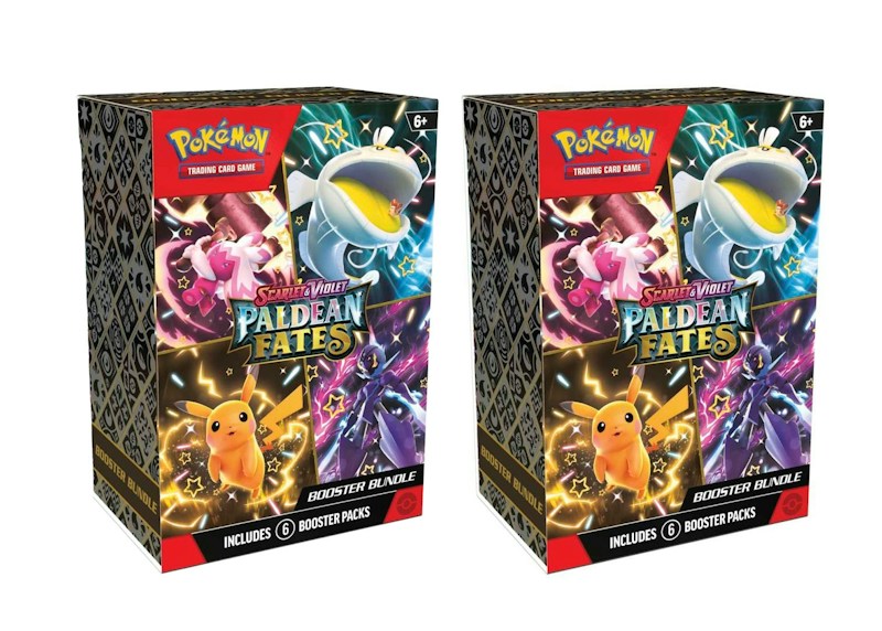 Pok¨¦mon Scarlet & Violet Paldean Fates Booster Bundle 2x Lot