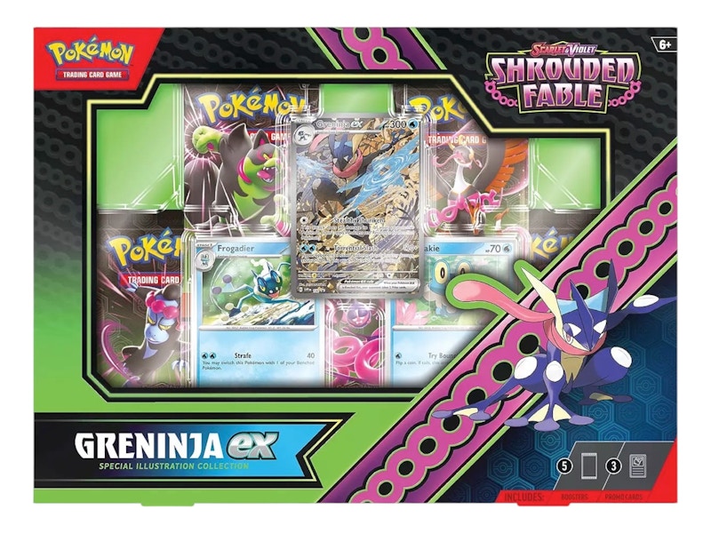 Pok¨¦mon Scarlet & Violet Shrouded Fable Ex Greninja Special Collection Box