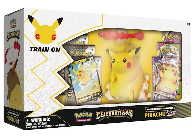 Pok¨¦mon TCG 25th Anniversary Celebrations Premium Pikachu VMAX Figure Collection Box