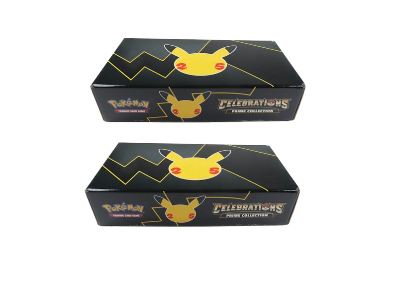 Pok¨¦mon TCG 25th Anniversary Celebrations Prime Collection Box 2x Lot