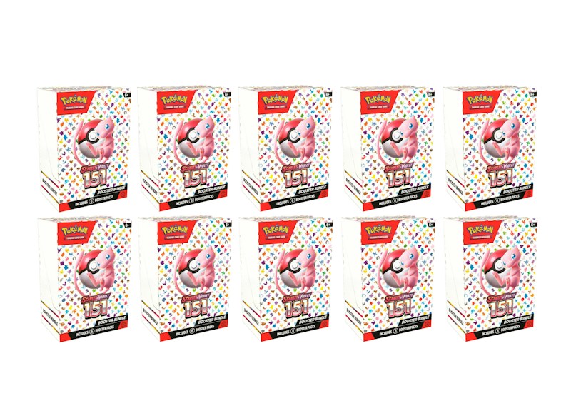 Pok¨¦mon TCG Scarlet & Violet 151 6pk Booster Bundle 10x Lot