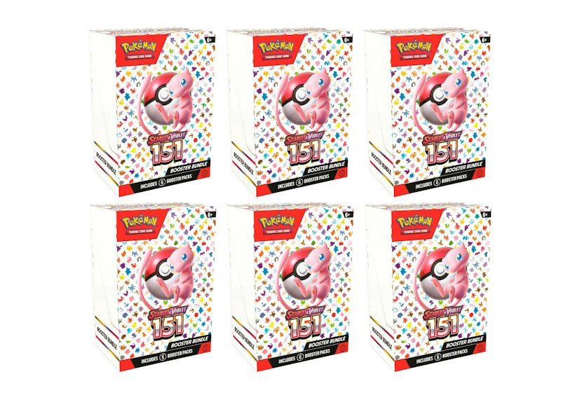 Pok¨¦mon TCG Scarlet & Violet 151 6pk Booster Bundle 6x Lot