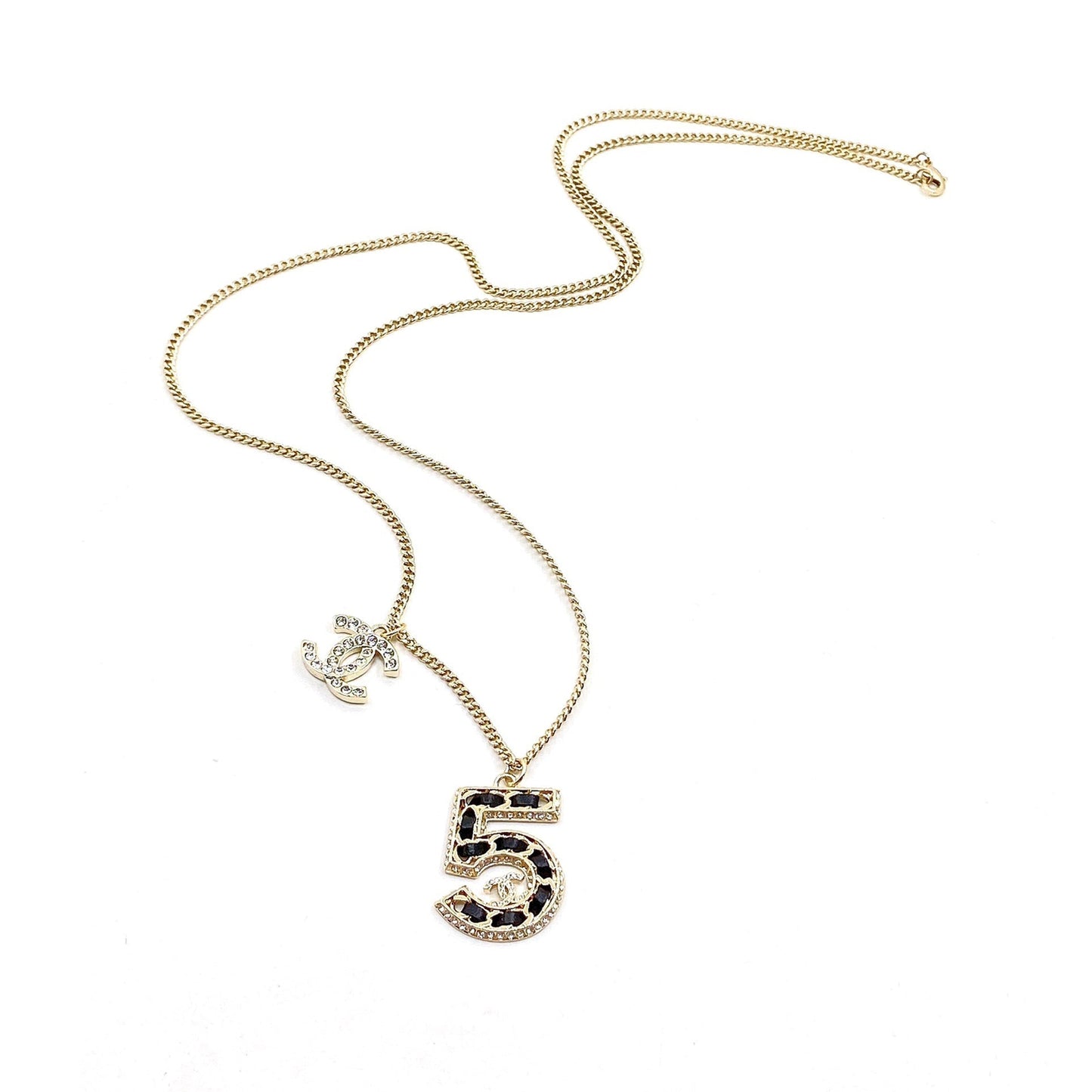 Chanel No.5 Chain 18K Gold Necklace