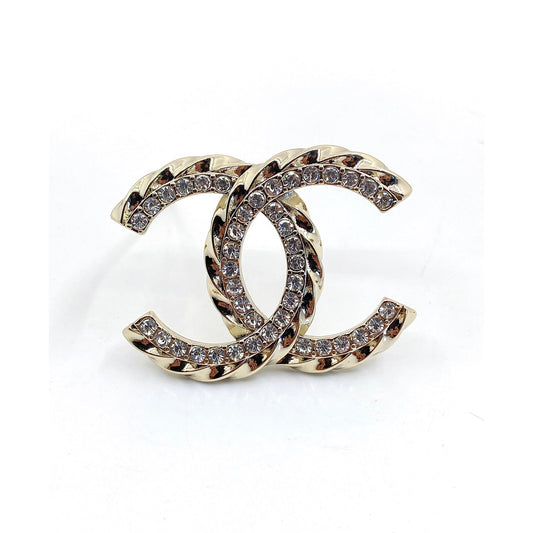 Chanel Diamonds 18K Gold Brooch