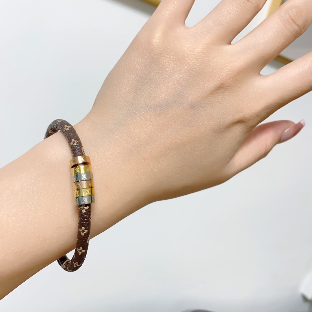 Louis Vuitton Monogram 18K Gold Bracelet