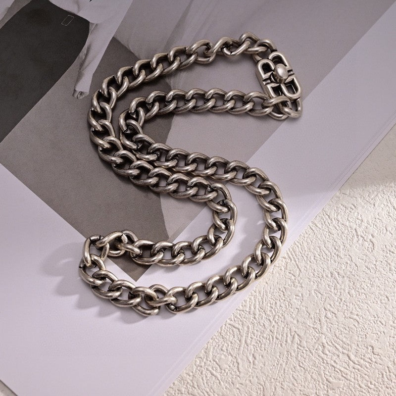 Balenciaga Monaco Chain 18K Gold Necklace