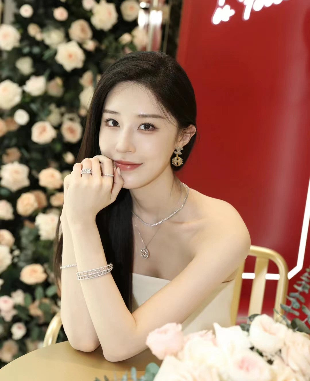 Chanel Ball Drop 18K Gold Earrings