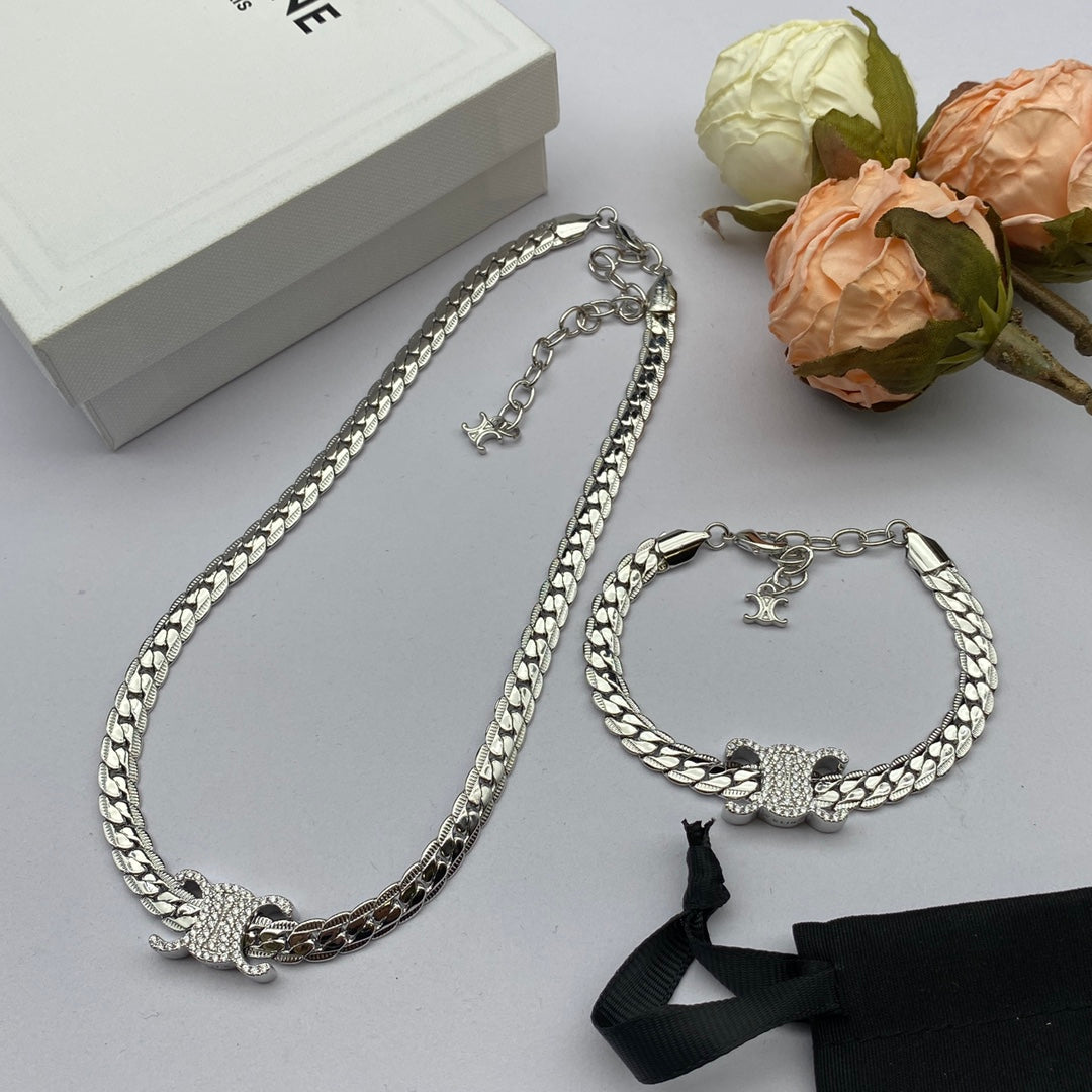 Celine Chain 18K Gold Necklace
