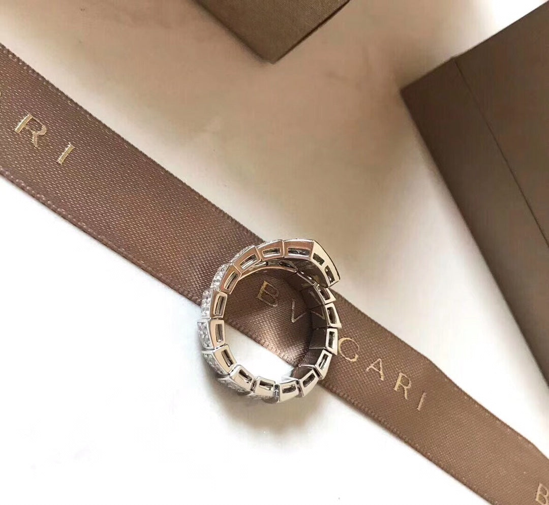 Bvlgari Serpenti Viper 18K Gold Ring