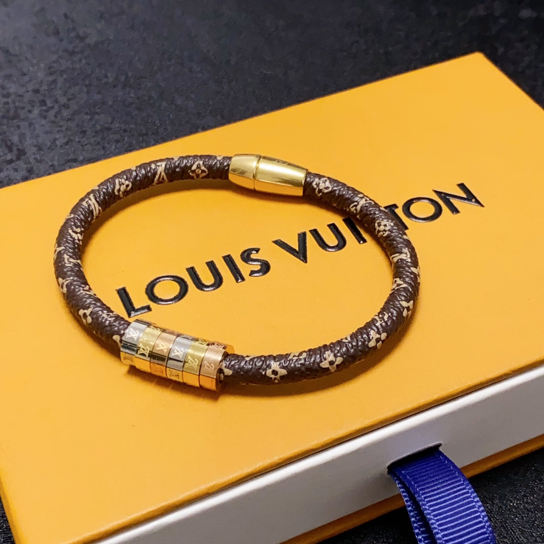 Louis Vuitton Monogram 18K Gold Bracelet