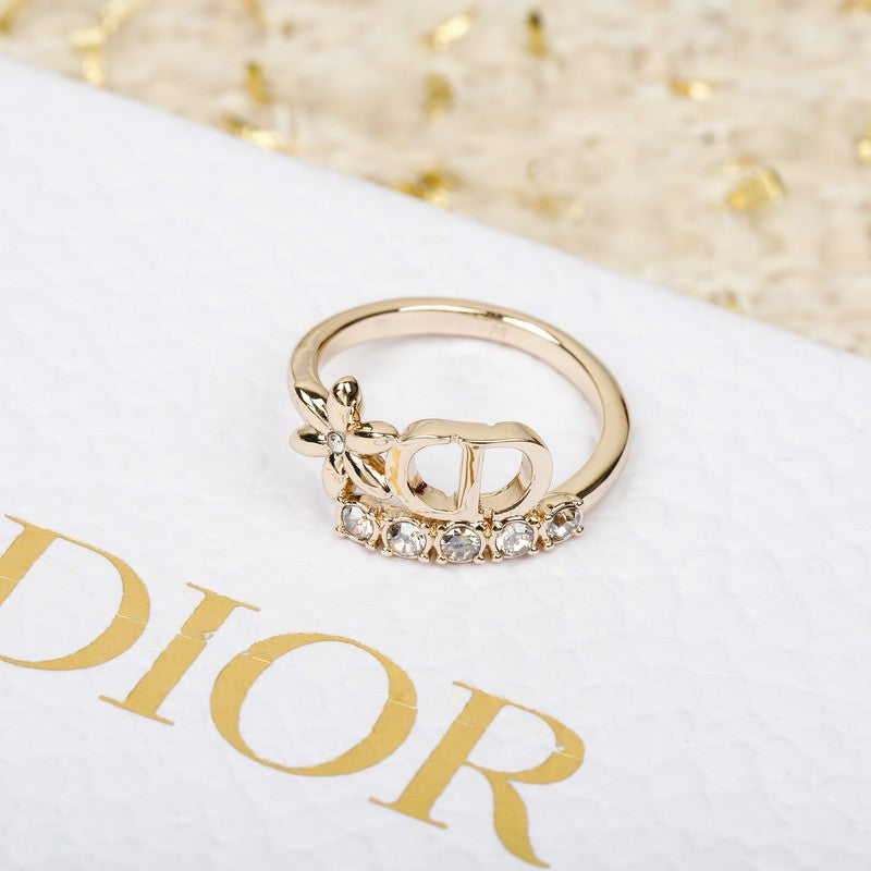 Dior Diamond 18K Gold Ring