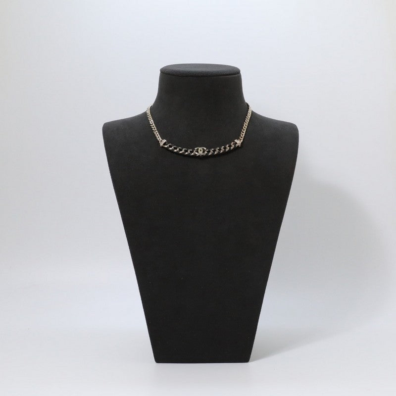 Chanel Vintage Gold Leather 18K Gold Necklace